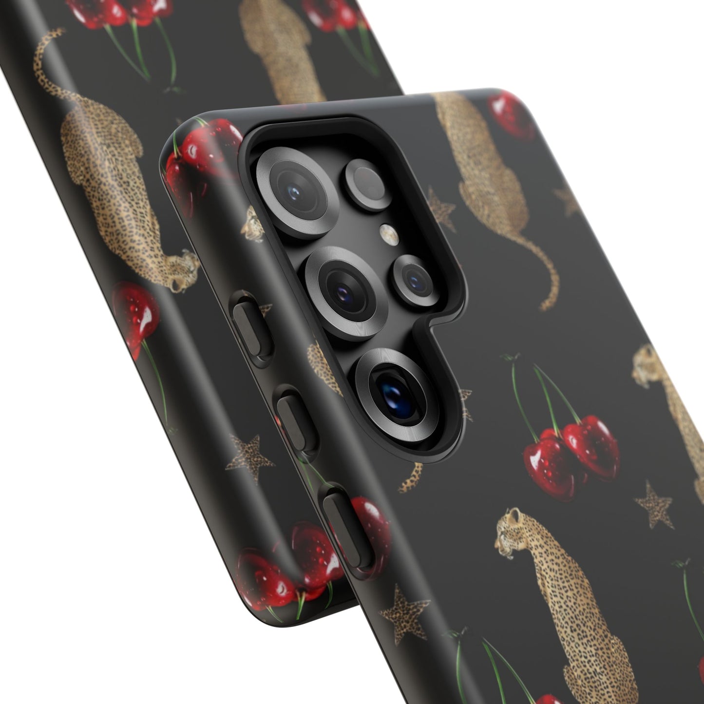 Leopard & Cherry Tough Case