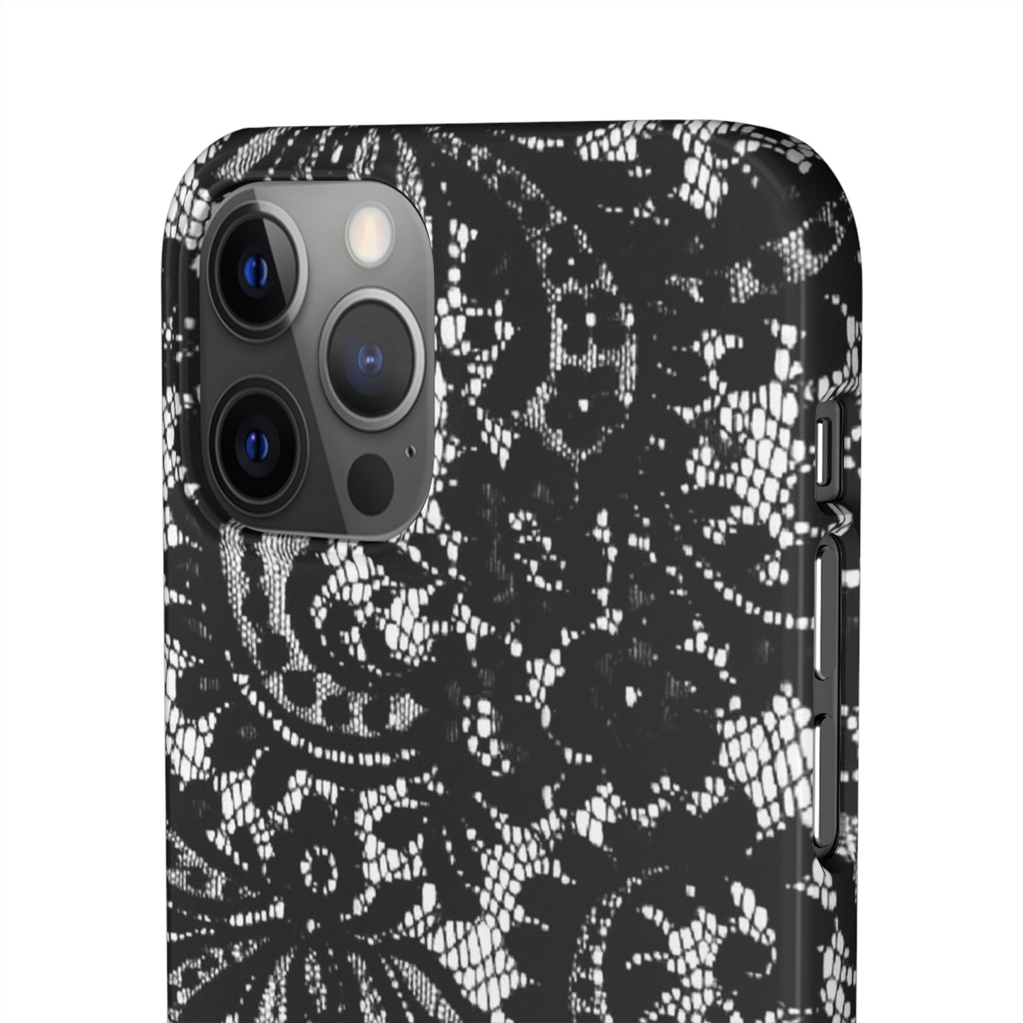 Black Lace Elegant Pattern Case
