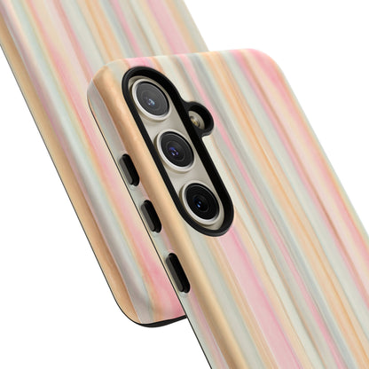 Pastel Watercolor Stripe Tough Case