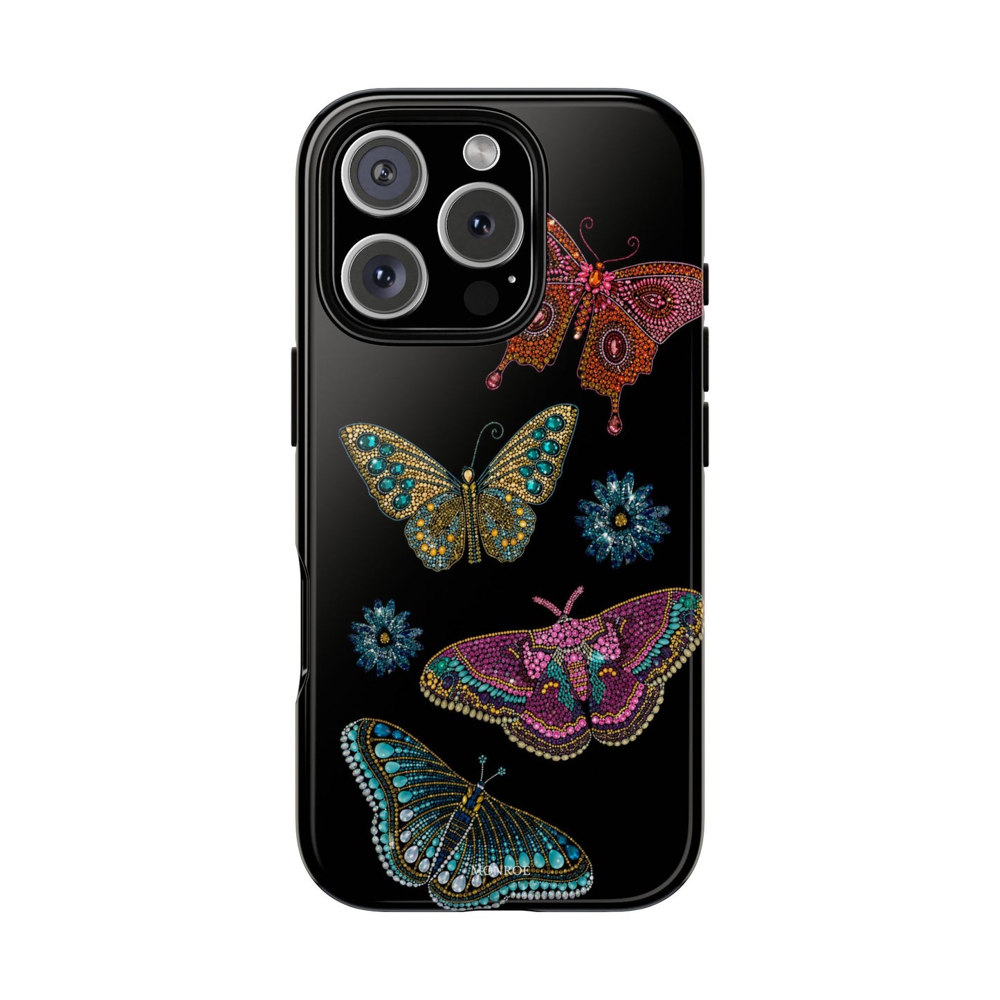 Butterfly Beaded Tough Case