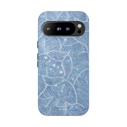 Glacier Blue Floral Tough Case