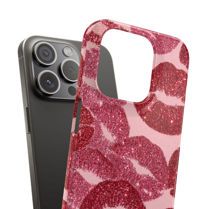 Pink Glitter Kiss Case