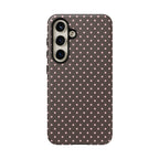 Brown Polka Phone Case