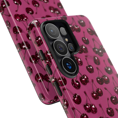 Burgundy Cherries Tough Case