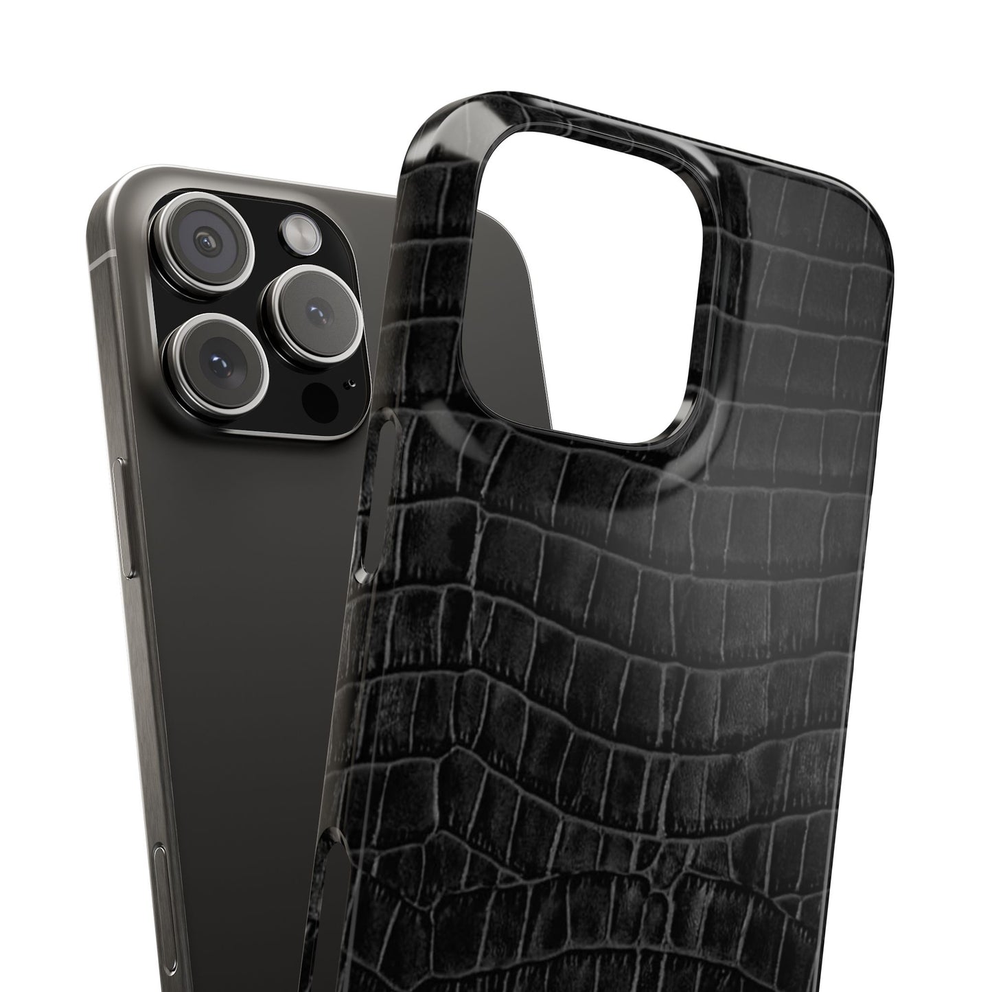 Black Croc Case