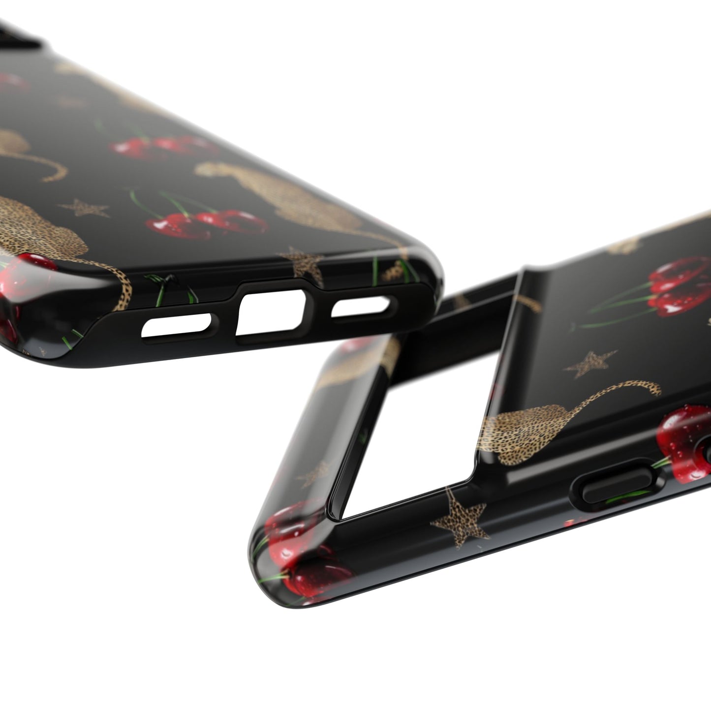 Leopard & Cherry Tough Case
