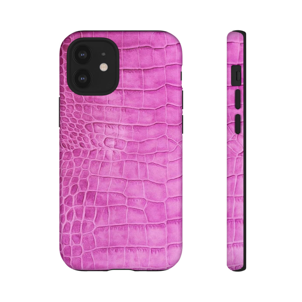 Purple Croc Phone Case