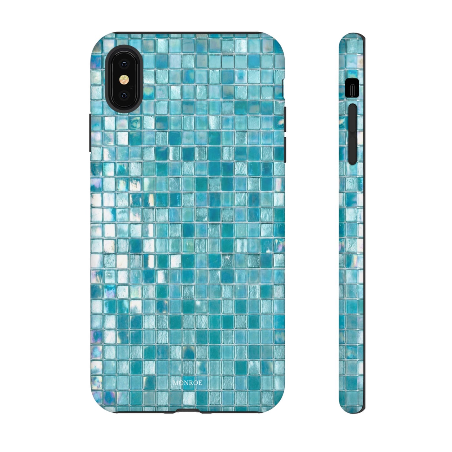 Hot Blue Mosaic Tile Tough Case