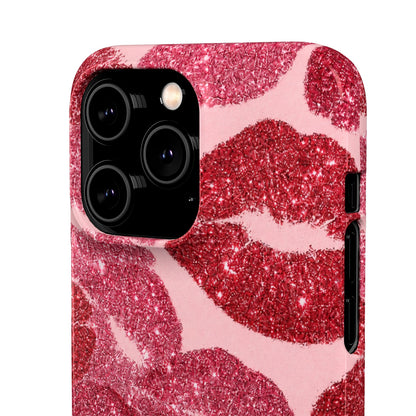 Pink Glitter Kiss Case