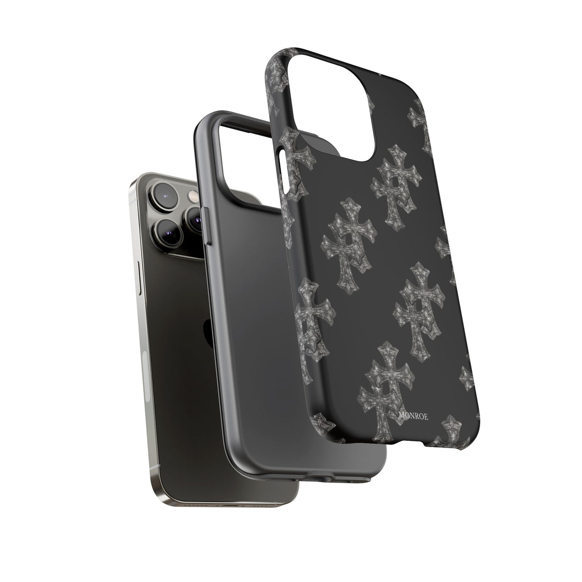 Black Crystal Cross Tough Case