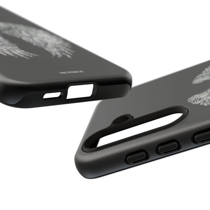 Silver Wings Black Tough Case