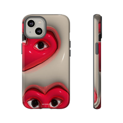 Red Heart Eyes Tough Case