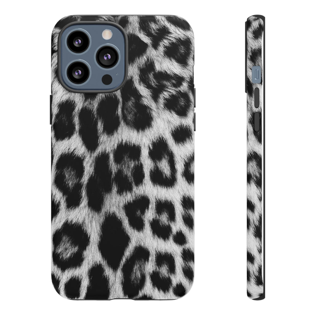 B&W Leopard Phone Case