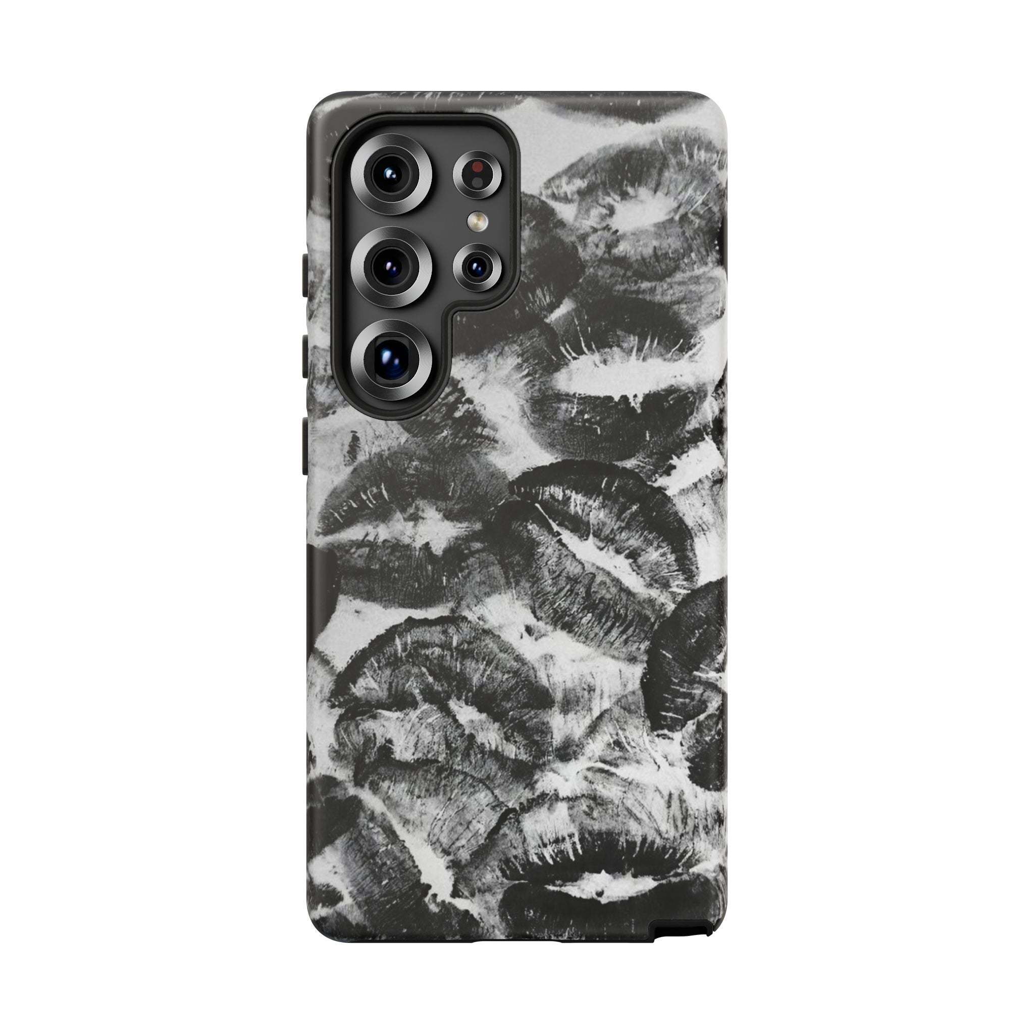 Black and Kiss Design Phone Case