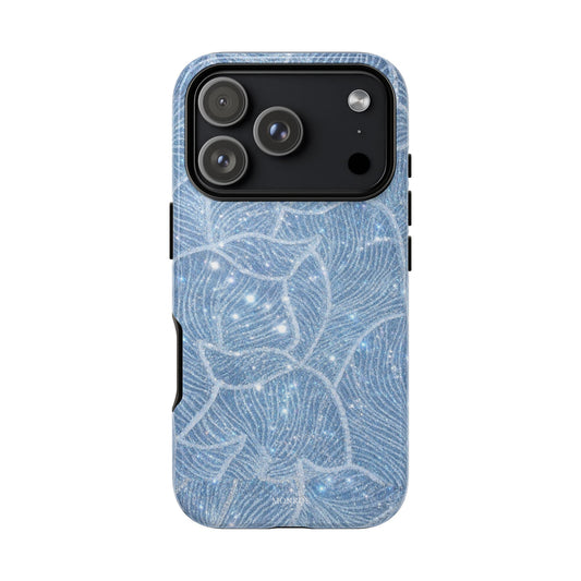 Glacier Blue Floral Tough Case