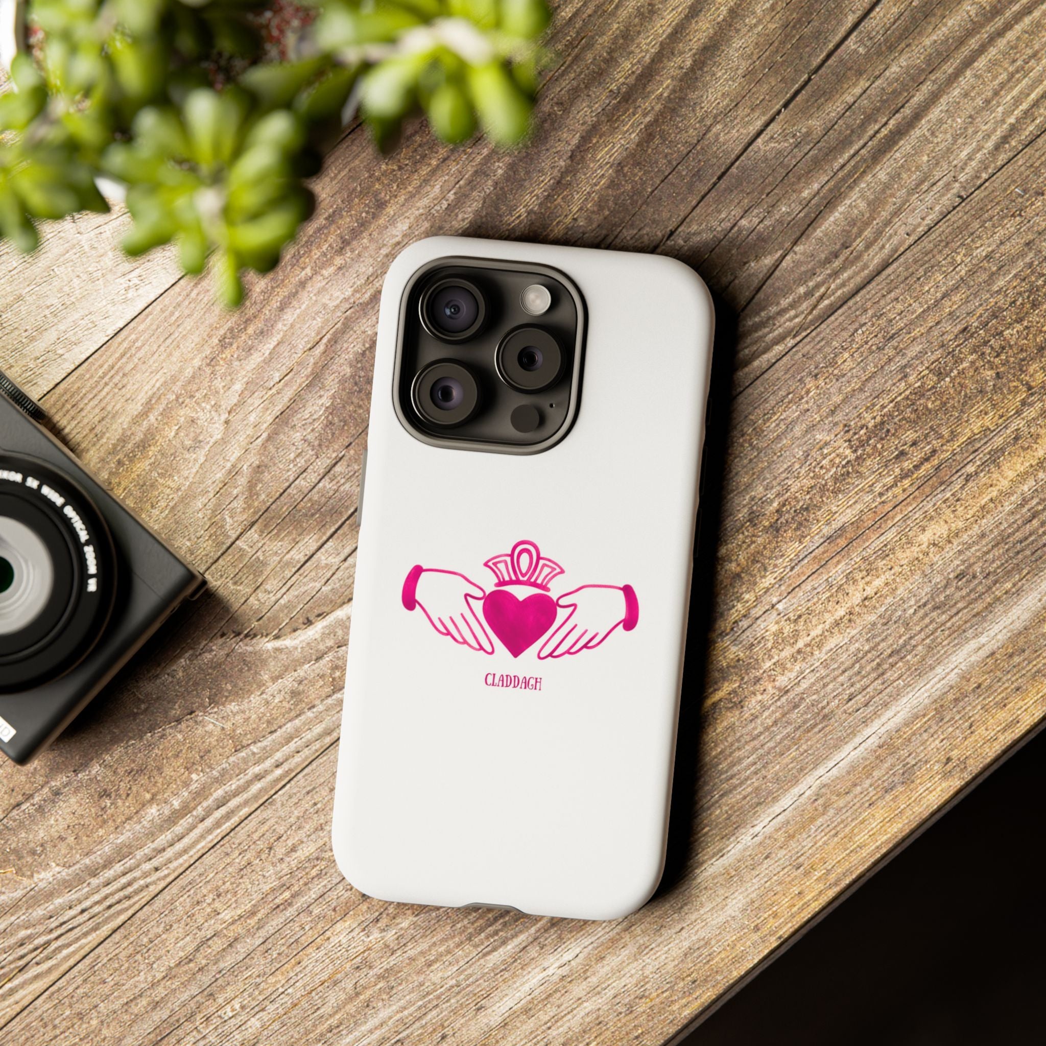 Pink Irish Claddagh Symbol Tough Phone Case