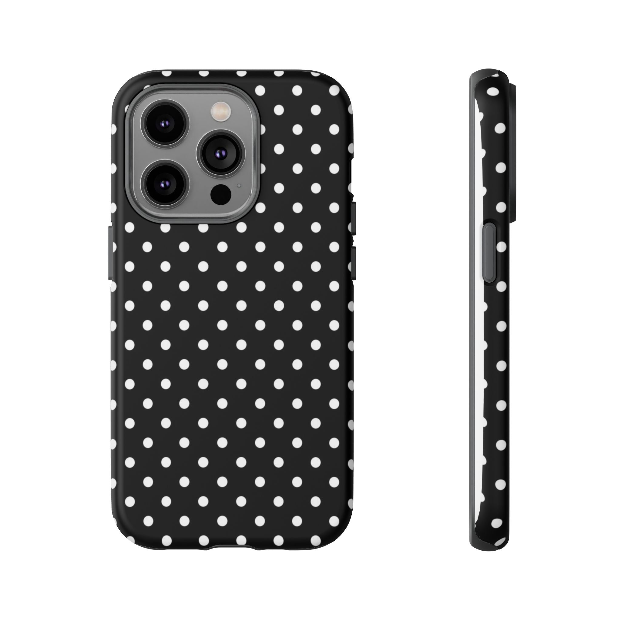 Black Polka Dot Phone Case