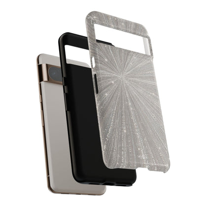 Sparkling Silver Burst Tough Case