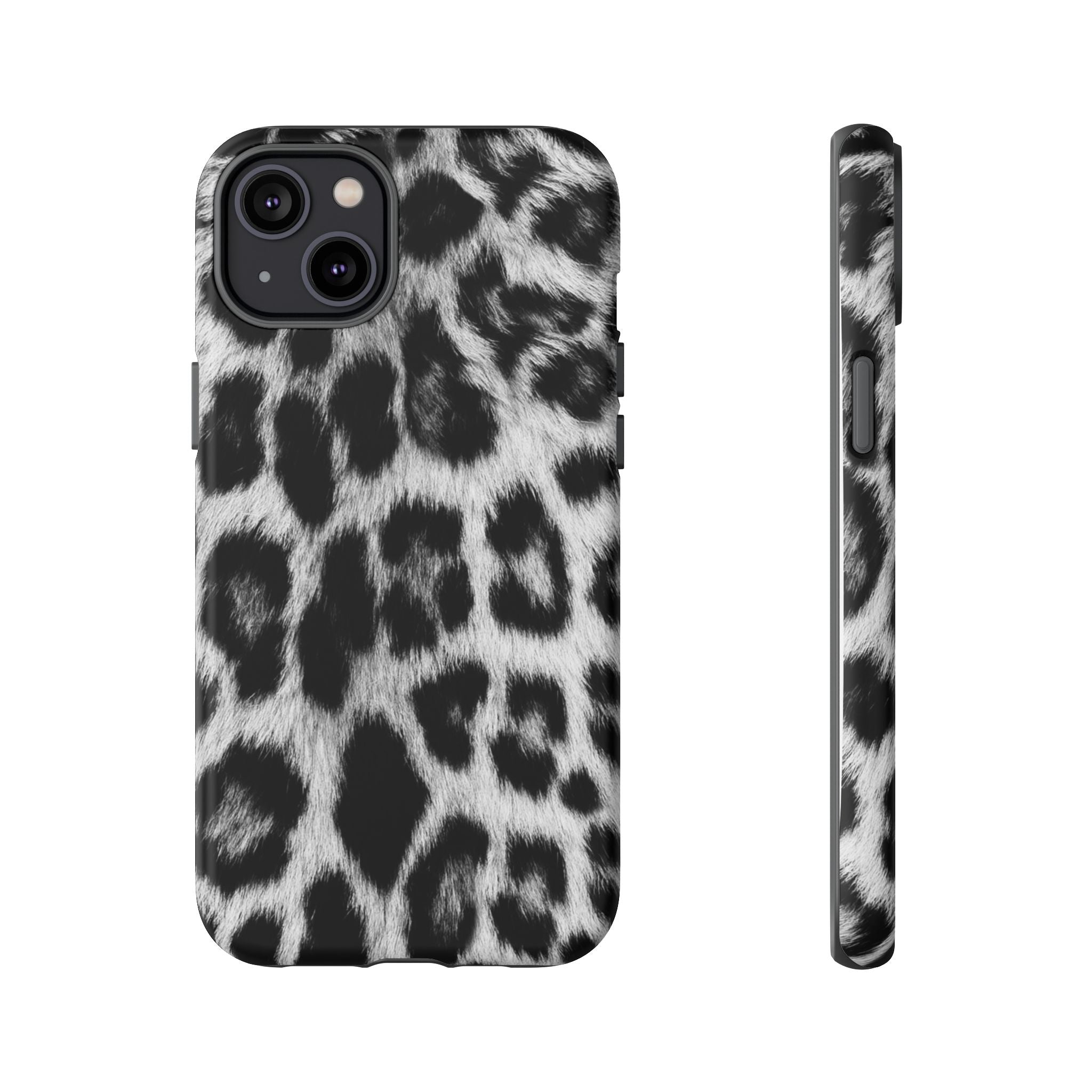 B&W Leopard Phone Case