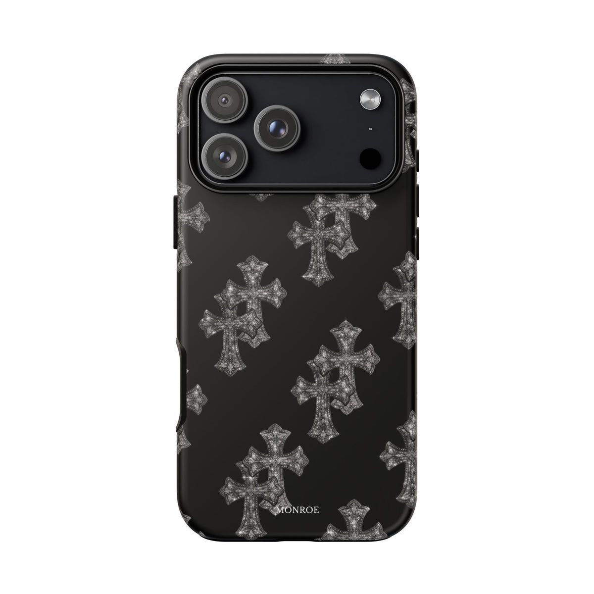 Black Crystal Cross Tough Case