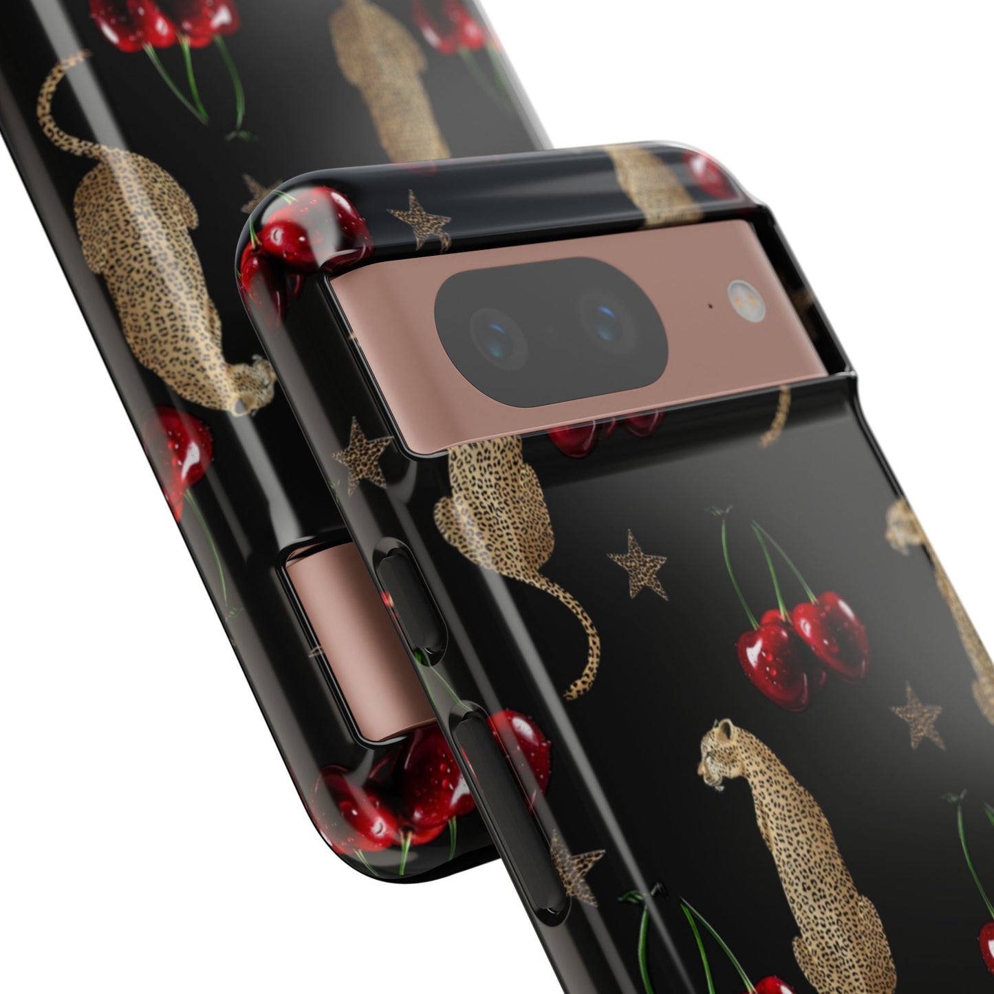 Leopard & Cherry Tough Case