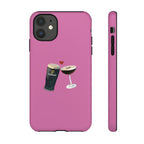 Pint & Wine Glass (Pink) Tough Case