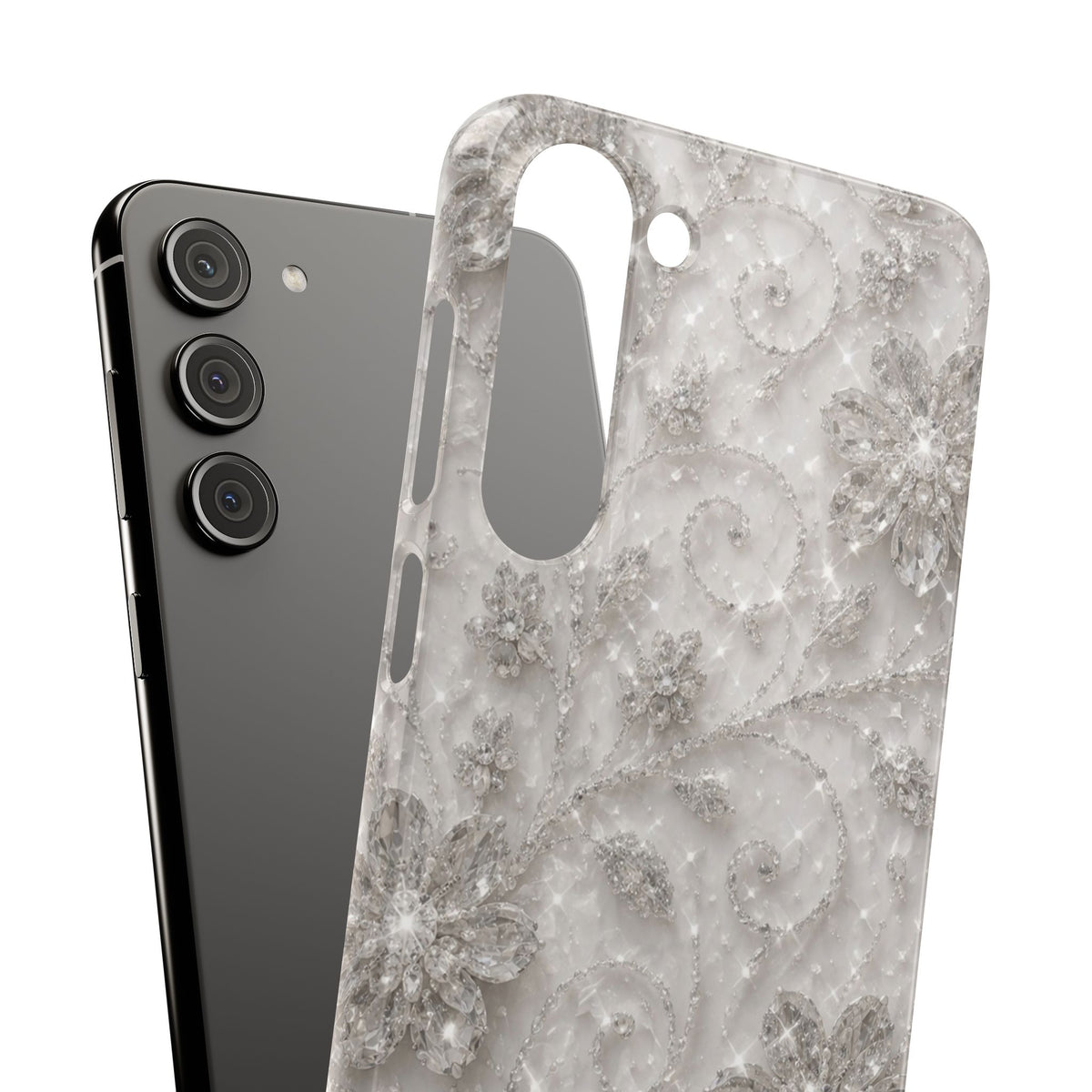 Glittery Floral Case