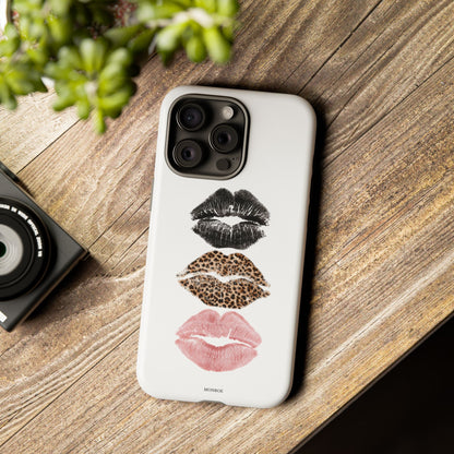 Leopard Glam Lip Tough Case