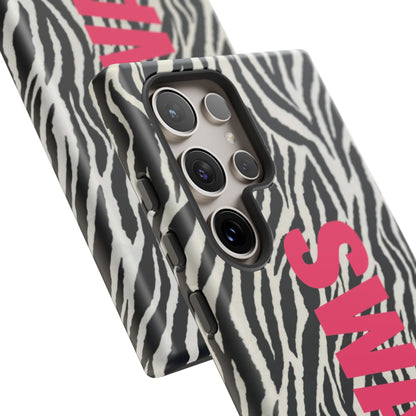 Zebra Print  "SWAG" Tough Case