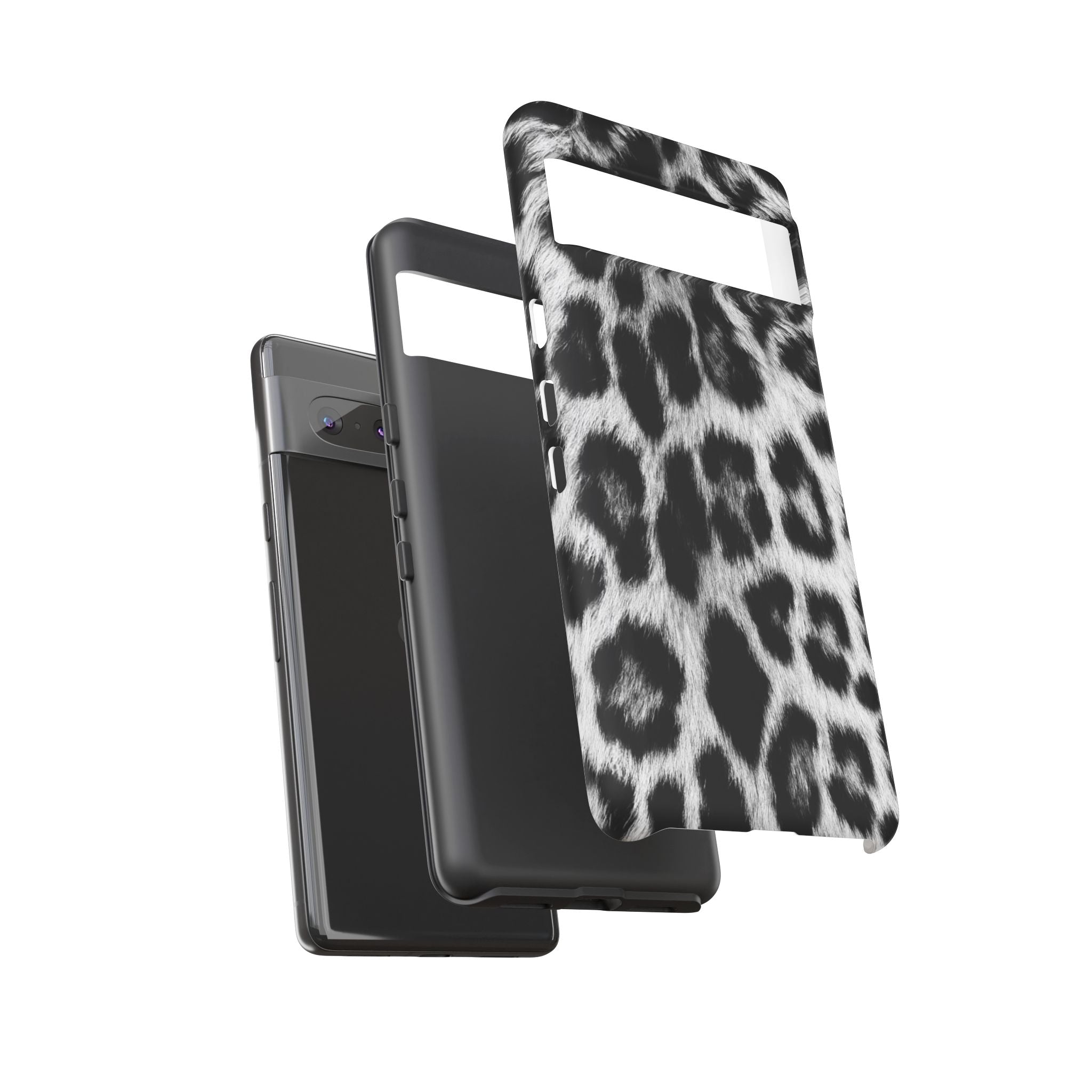 B&W Leopard Phone Case