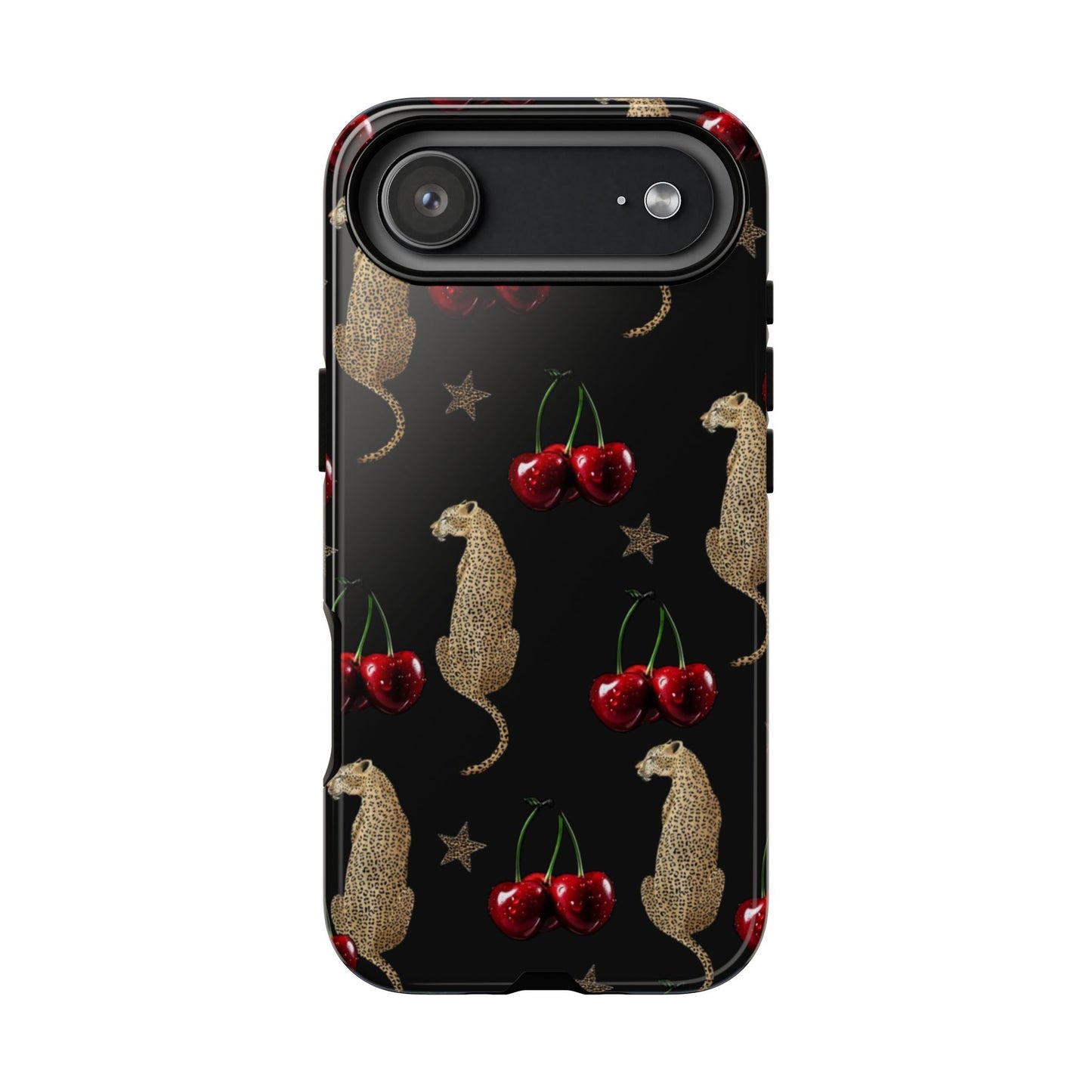Leopard & Cherry Tough Case