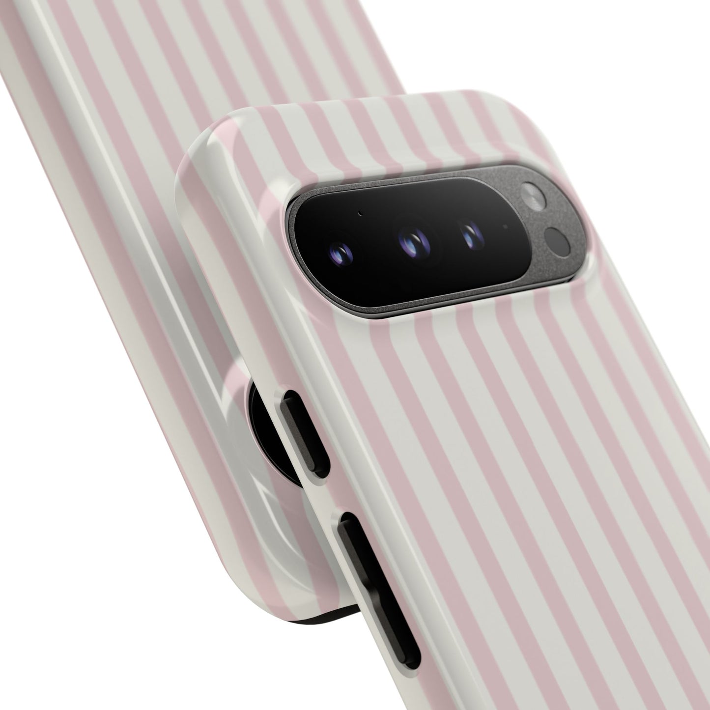 Light Pink Stripe Tough Phone Case