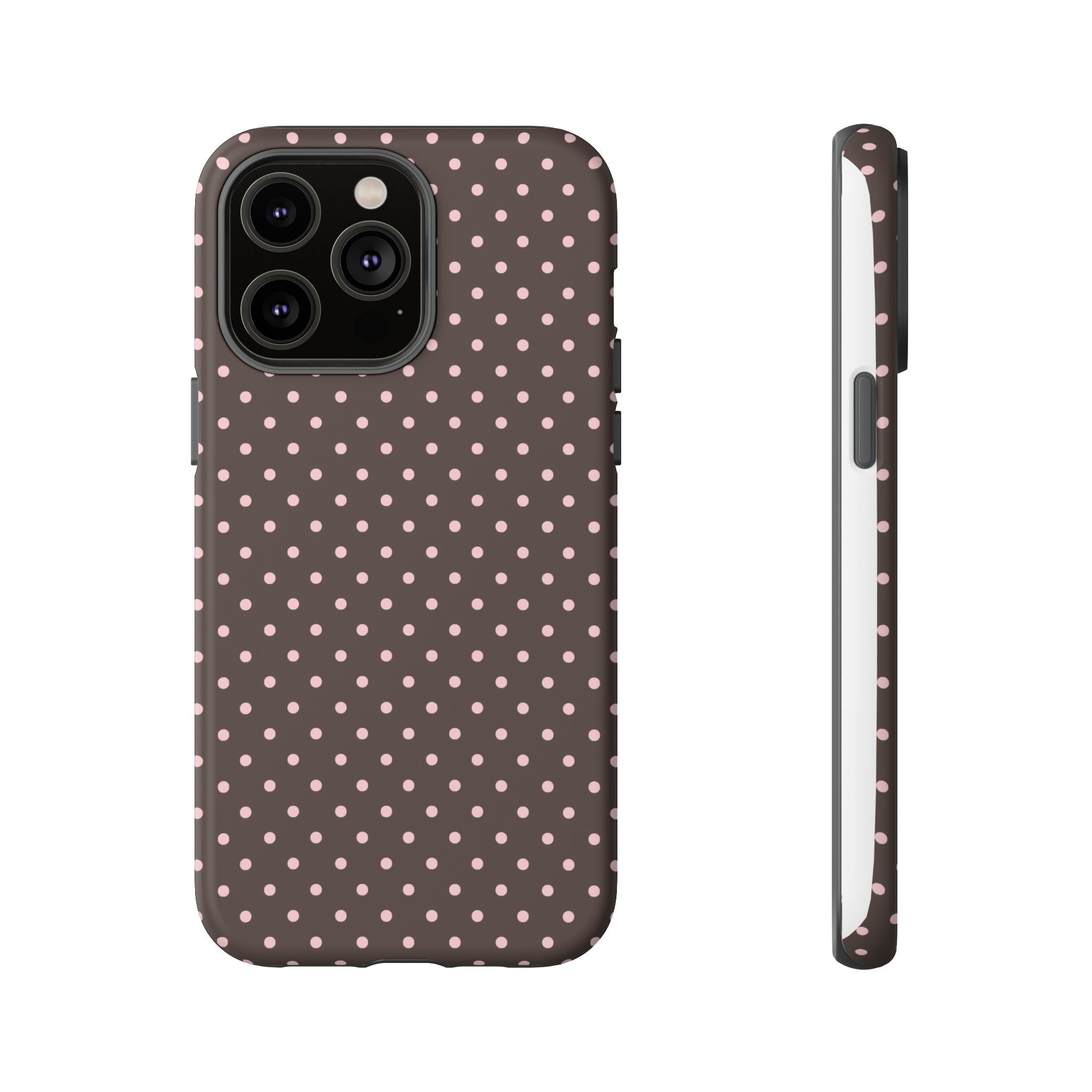Brown Polka Phone Case