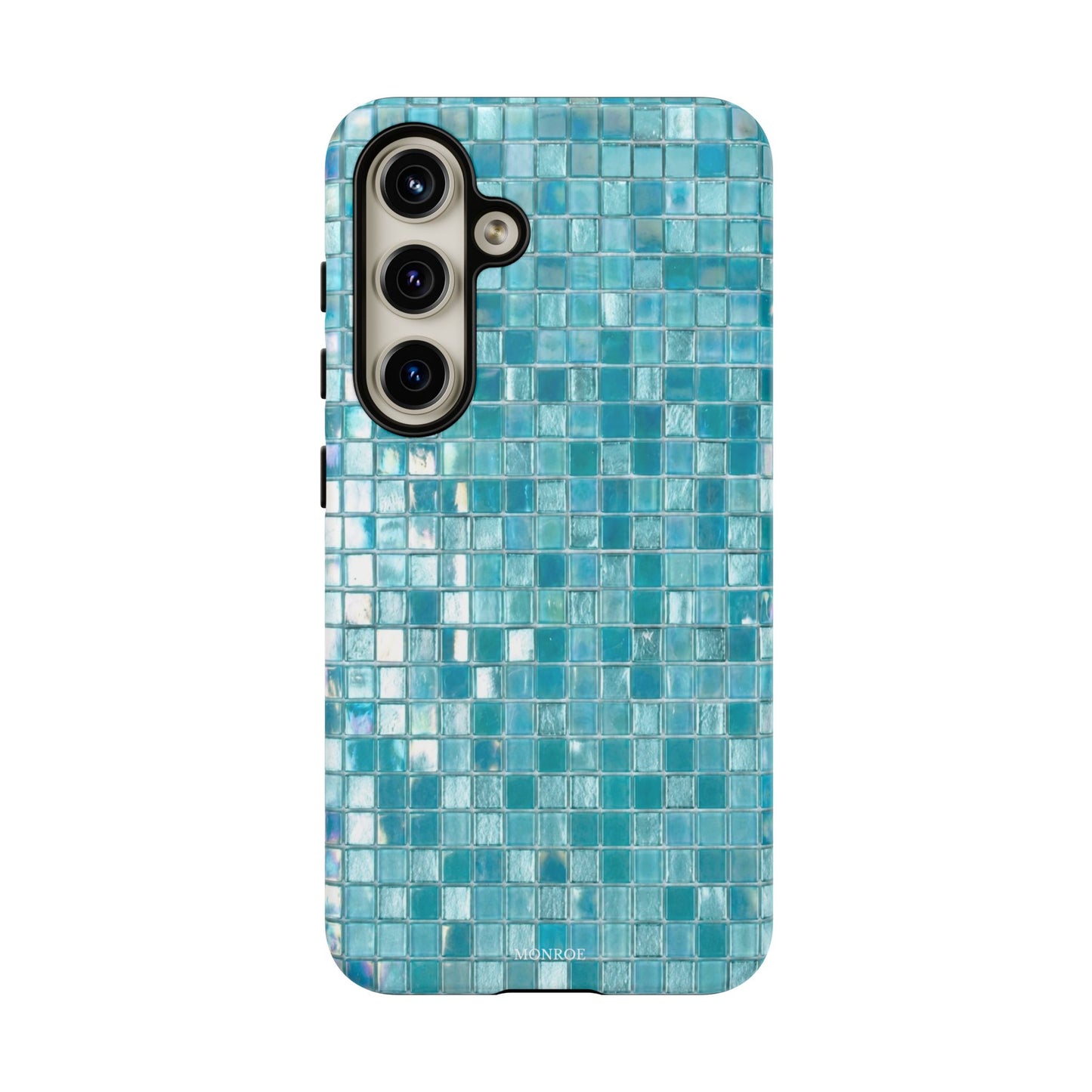 Hot Blue Mosaic Tile Tough Case