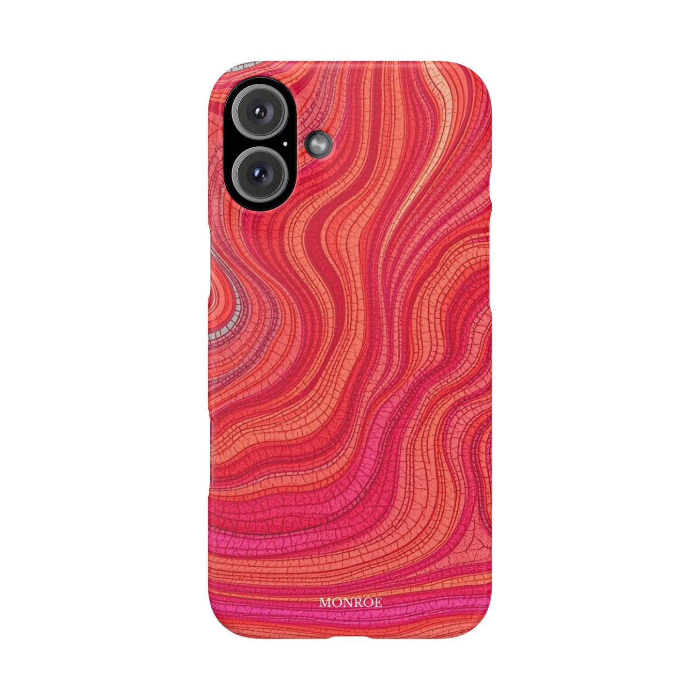 Retro Wavy Red Case