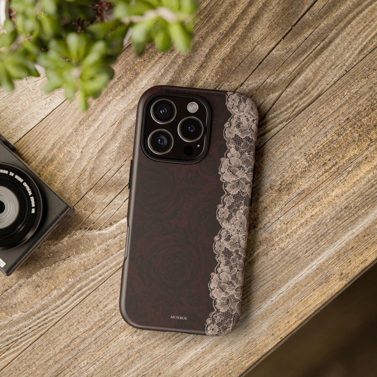 Burgundy Rose Tough Case