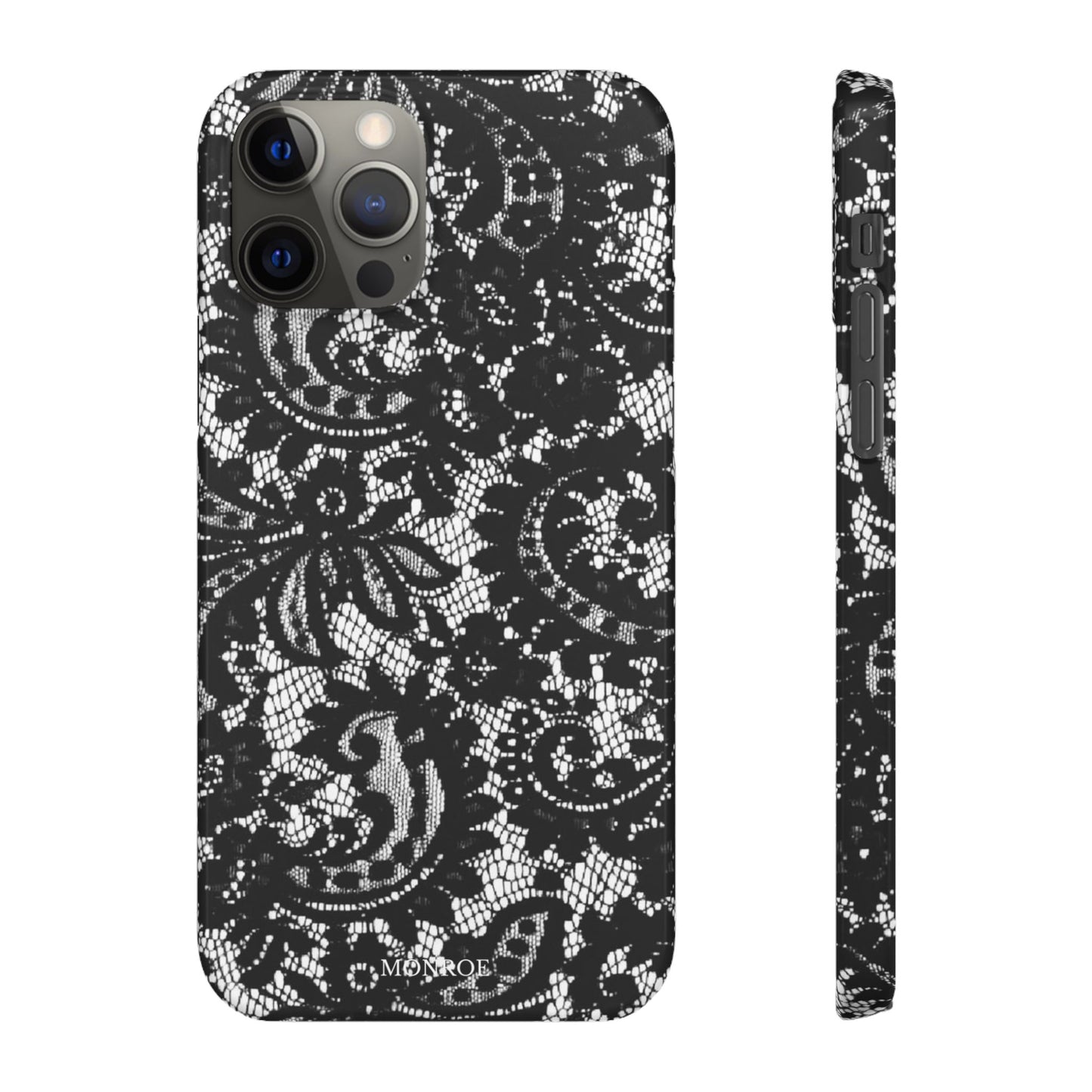 Black Lace Elegant Pattern Case