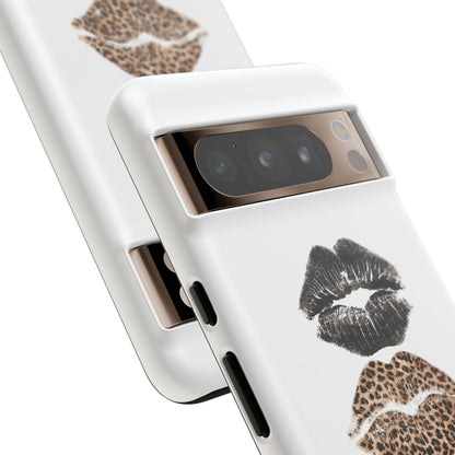 Leopard Glam Lip Tough Case