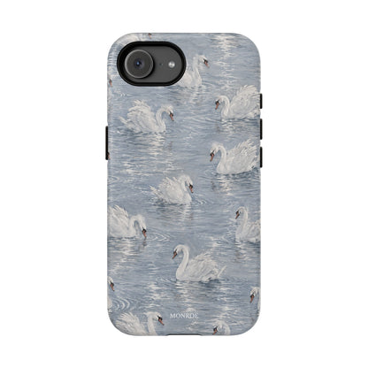 Swan Pattern Tough Case