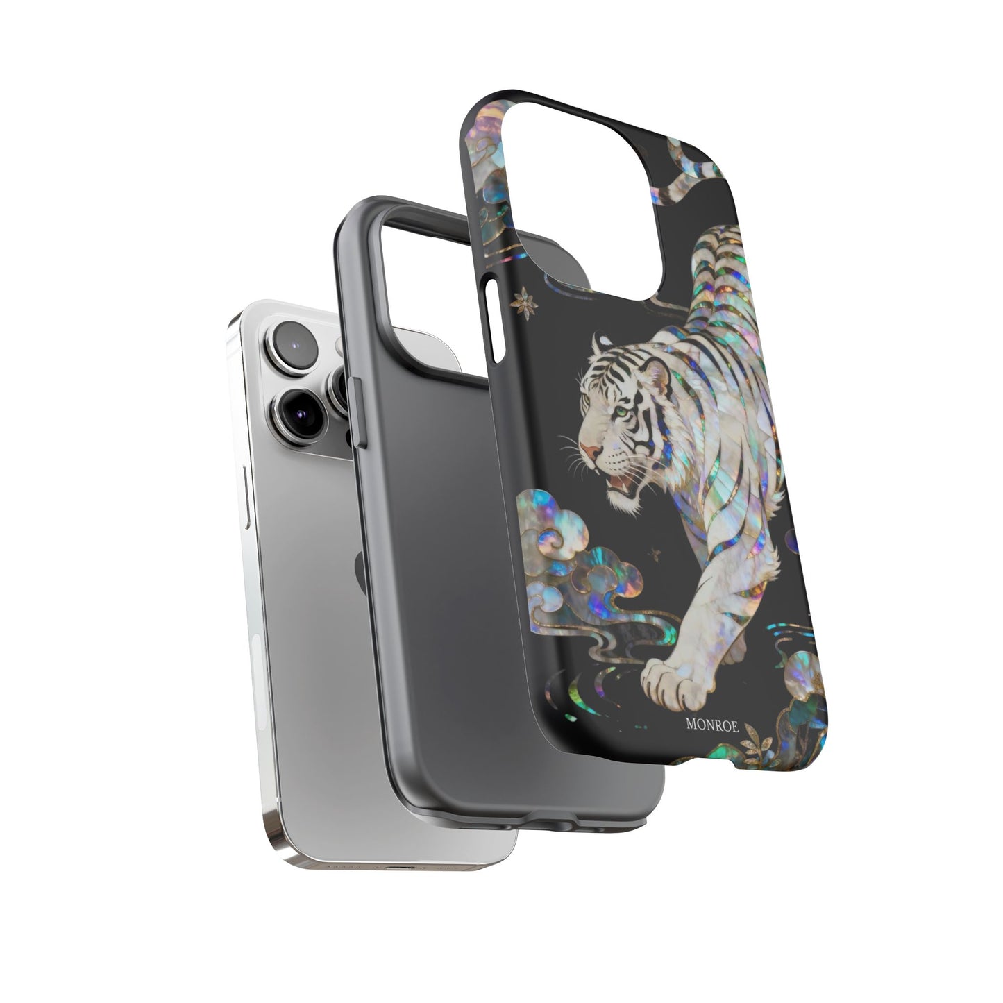 Iridescent White Tiger Tough Case