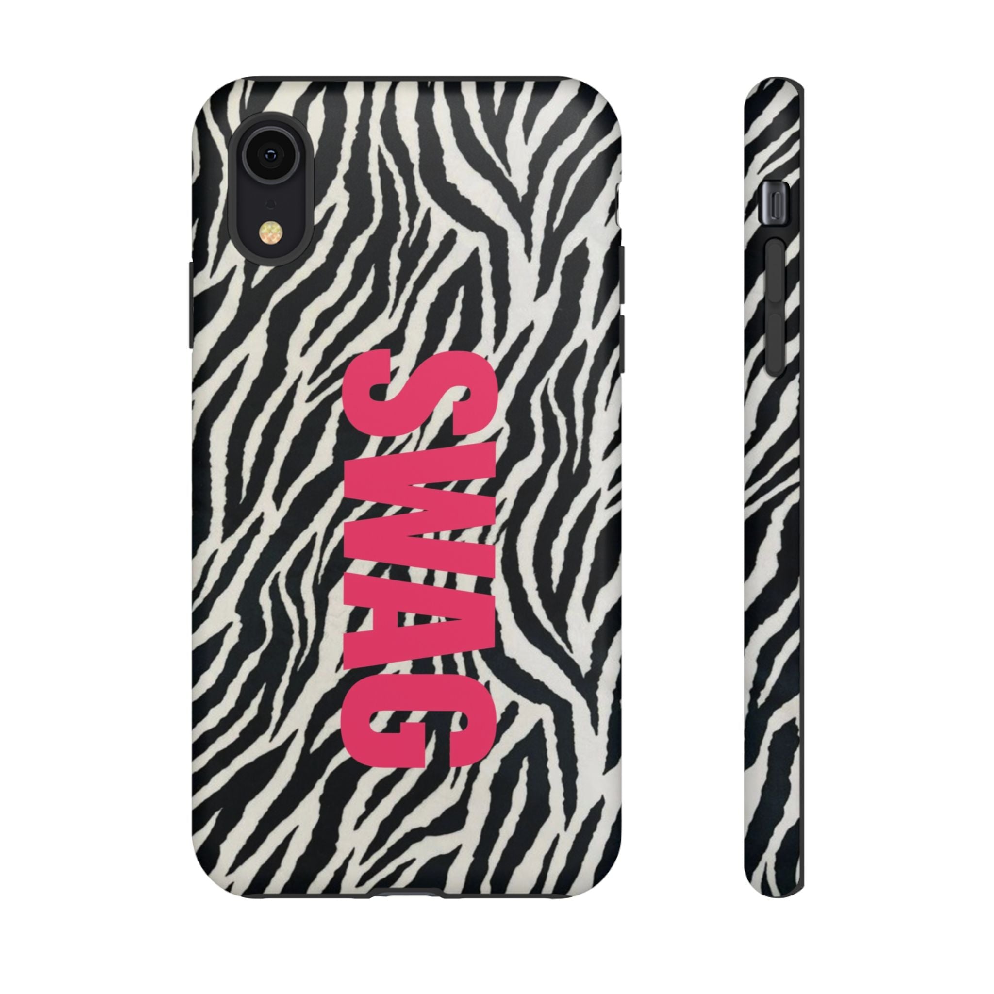 'SWAG' Zebra Print Tough Case