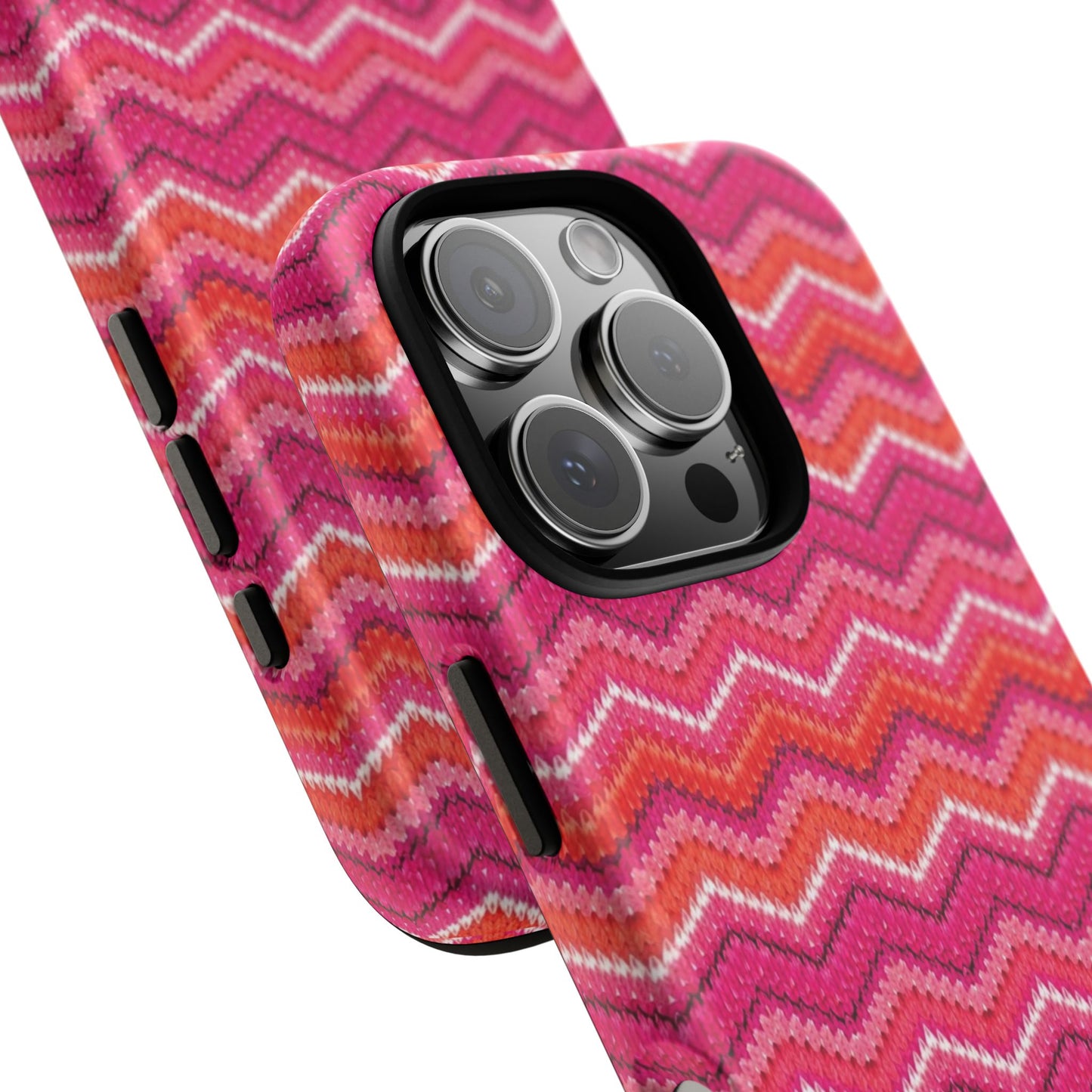 Pink Zigzag Tough Case