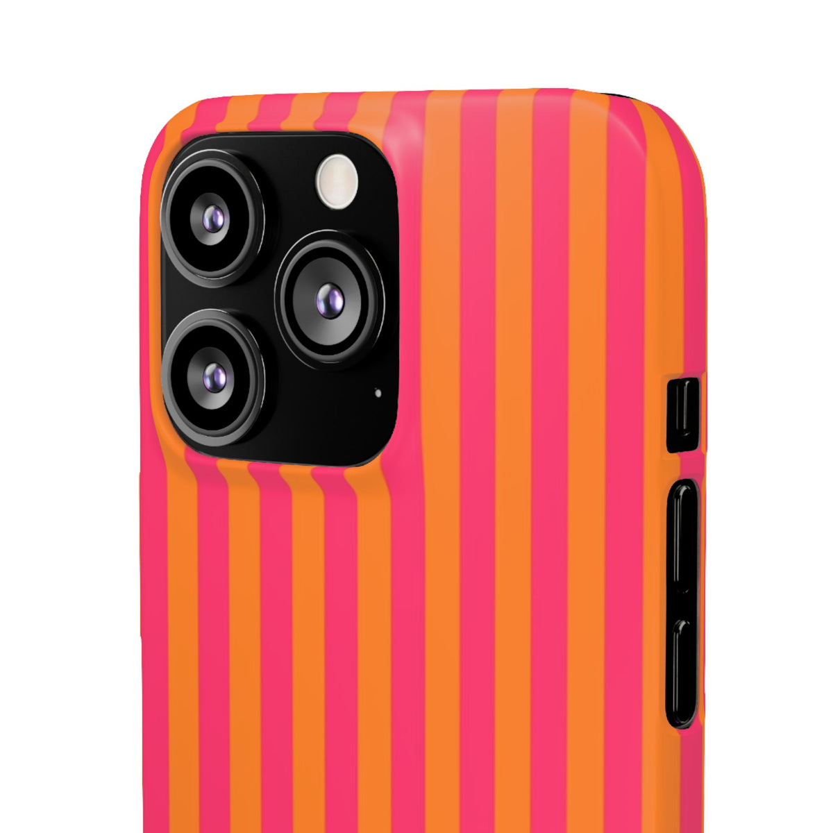 Striped Orange & Pink Case