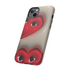 3D Hearts Phone Case