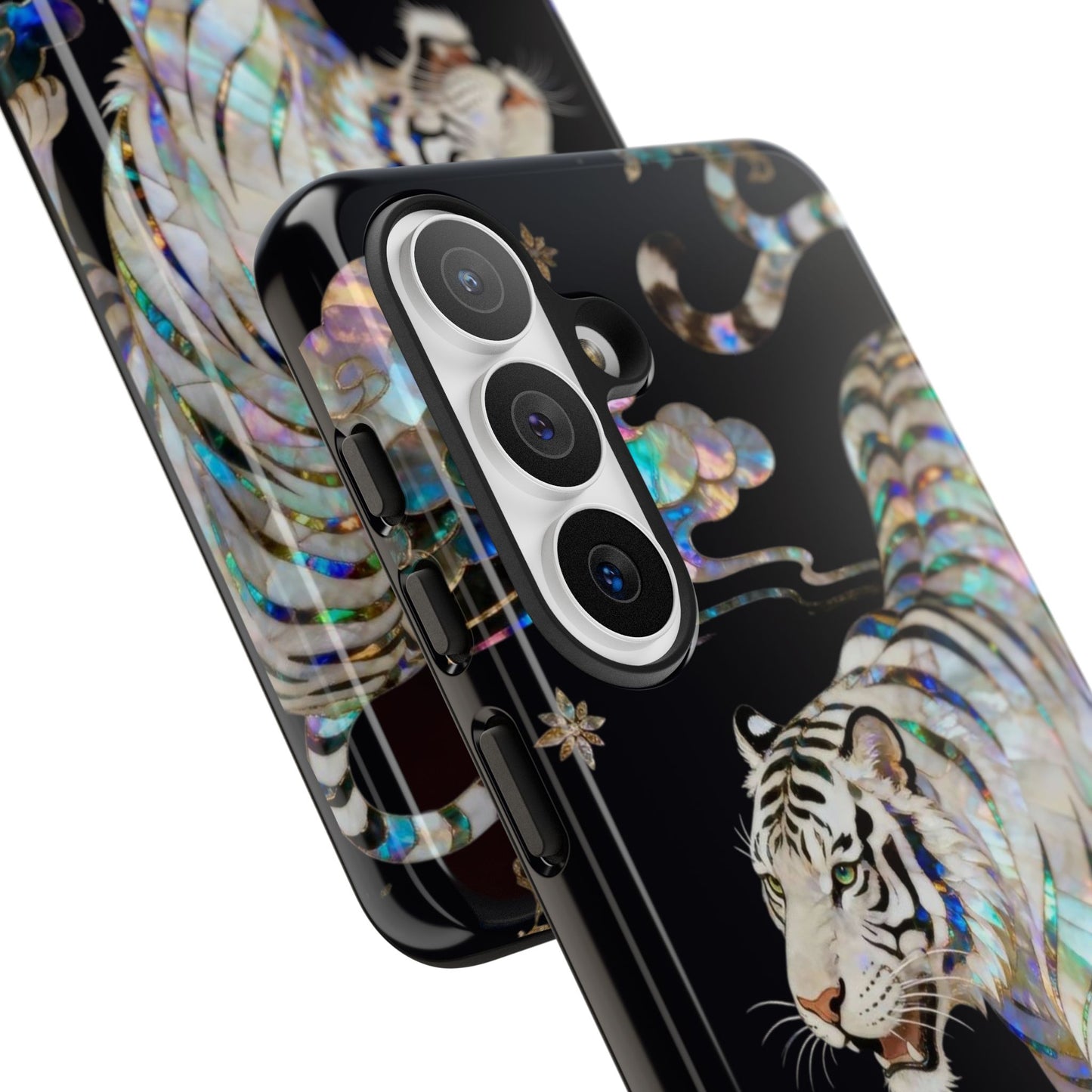 Iridescent White Tiger Tough Case