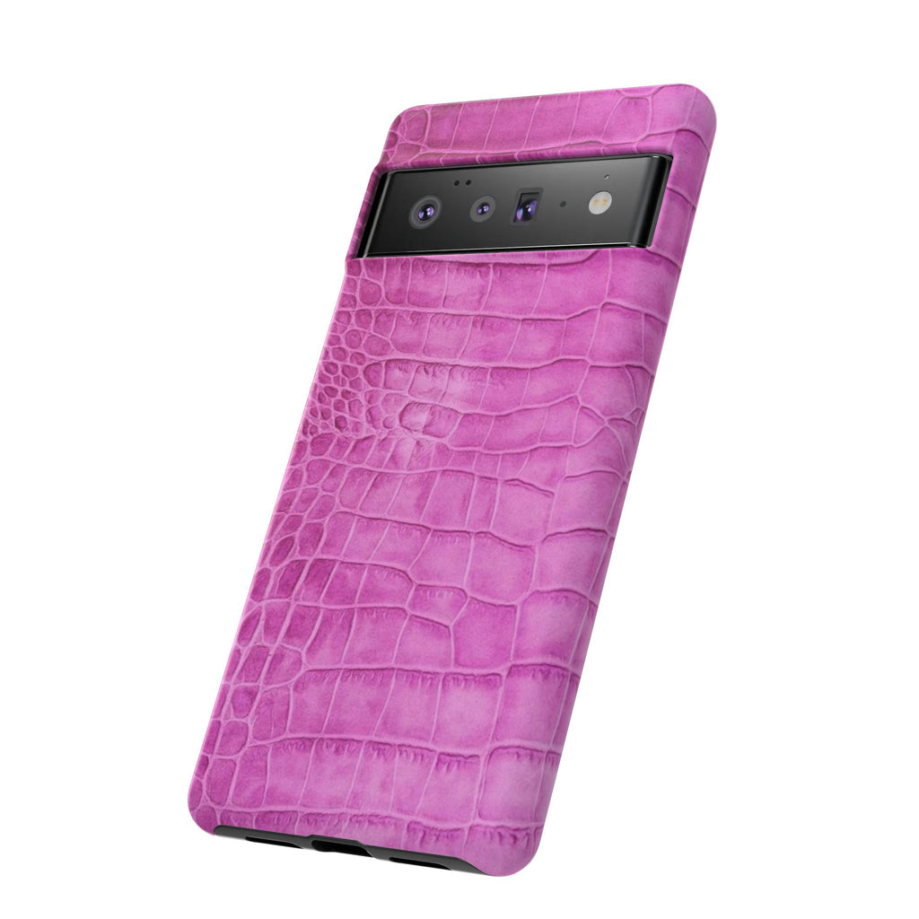 Purple Croc Phone Case