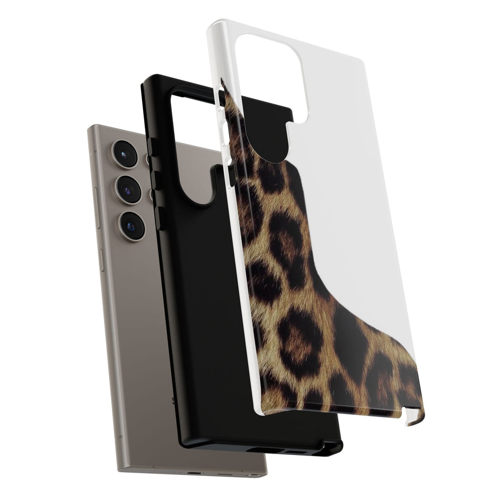 Half Cheetah Print Phone Case