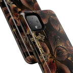 Floral Cross Pattern Tough Case