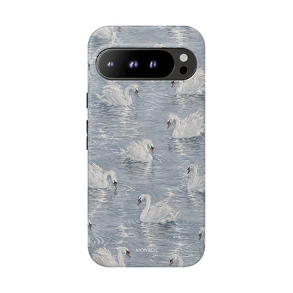 Swan Pattern Tough Case