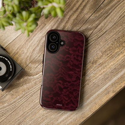 Burgundy Lace Tough Case